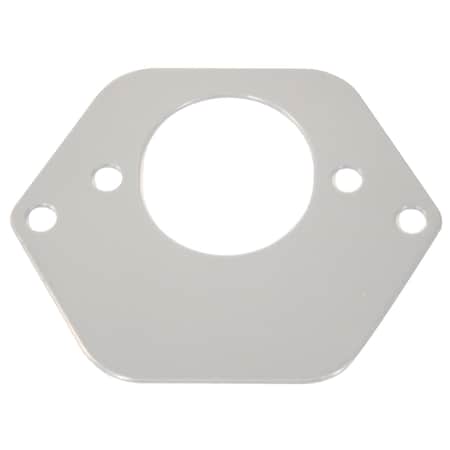 Phillips Plate, Nose Box Adapter, 10G Powder Coated Steel, Multiple Mounting Holes 15-770